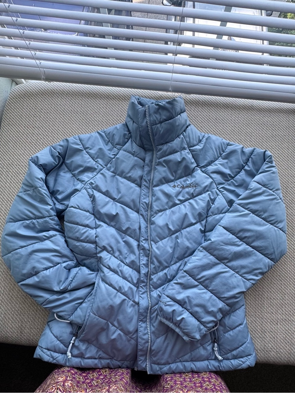 Columbia Women's Dusty Blue Quilted Puffer Jacket
